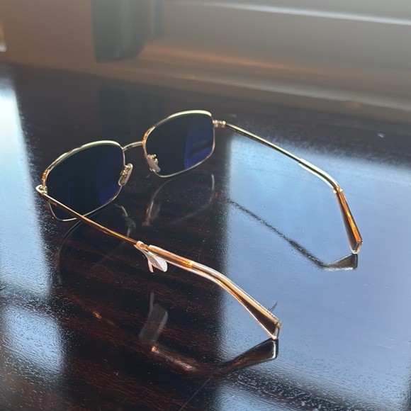 CELINE EYEWEAR Triomphe Rhinestone 02 rectangular sunglasses - Picture 4 of 6